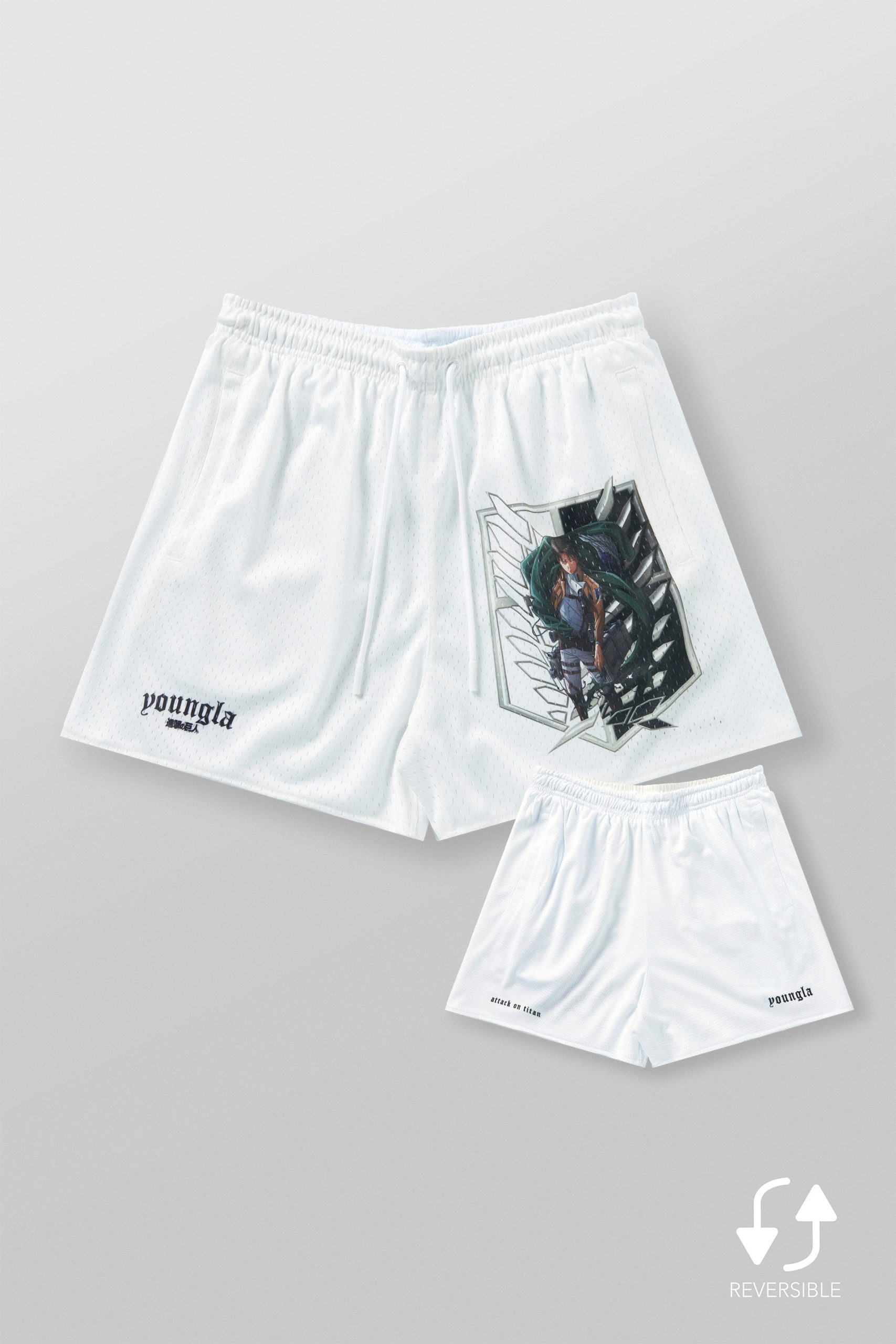 1126 - AOT© x YLA Mesh Shorts - Image 9