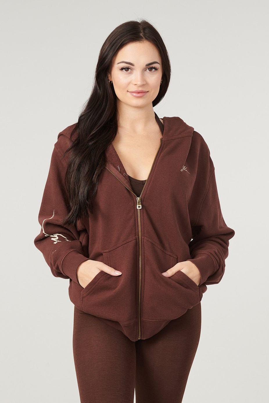 W519 - Emblem zip up hoodie - Image 8