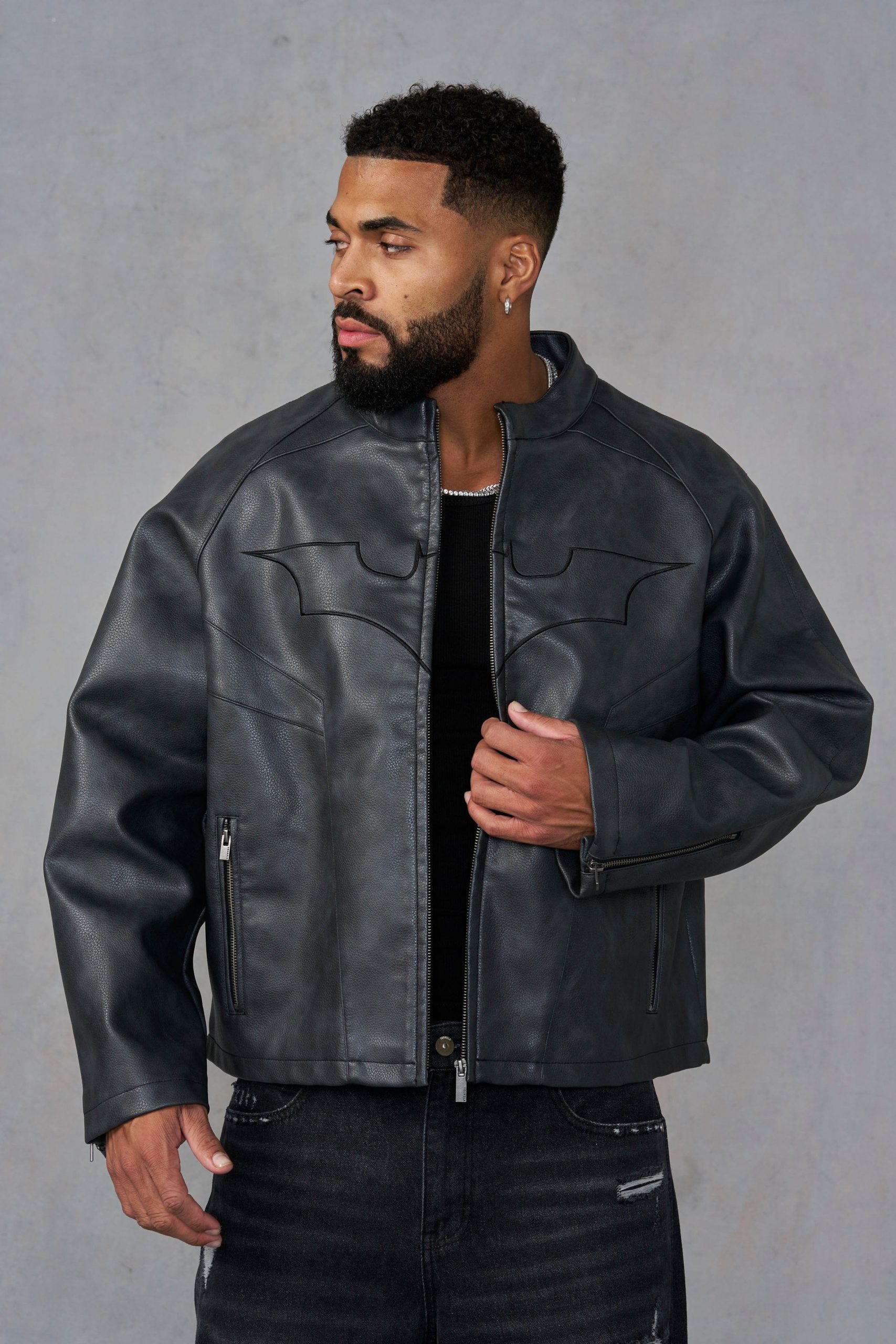 5214 - Batman Leather Jackets - Image 2
