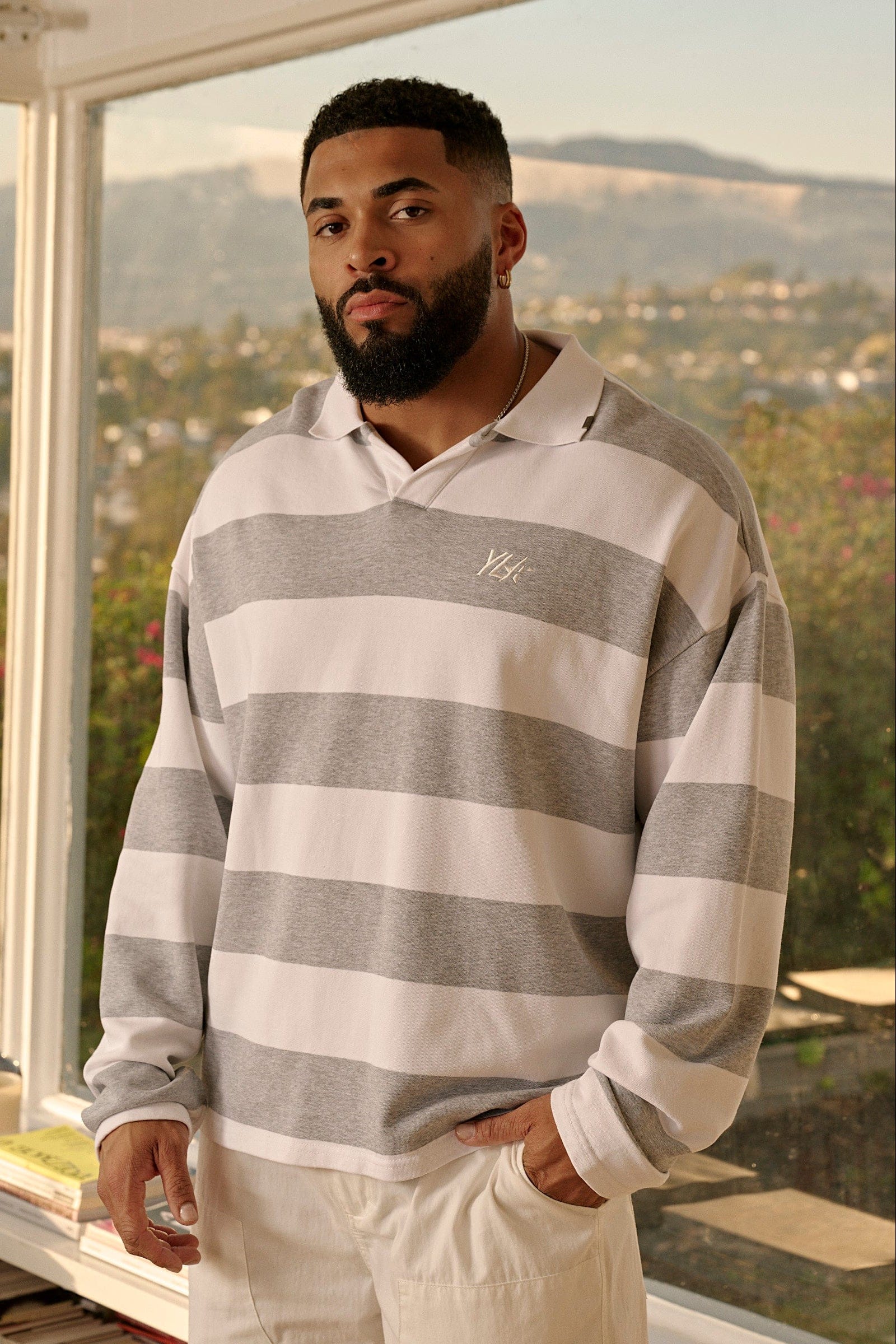 8069 - Menace Longsleeve Polo - Image 3