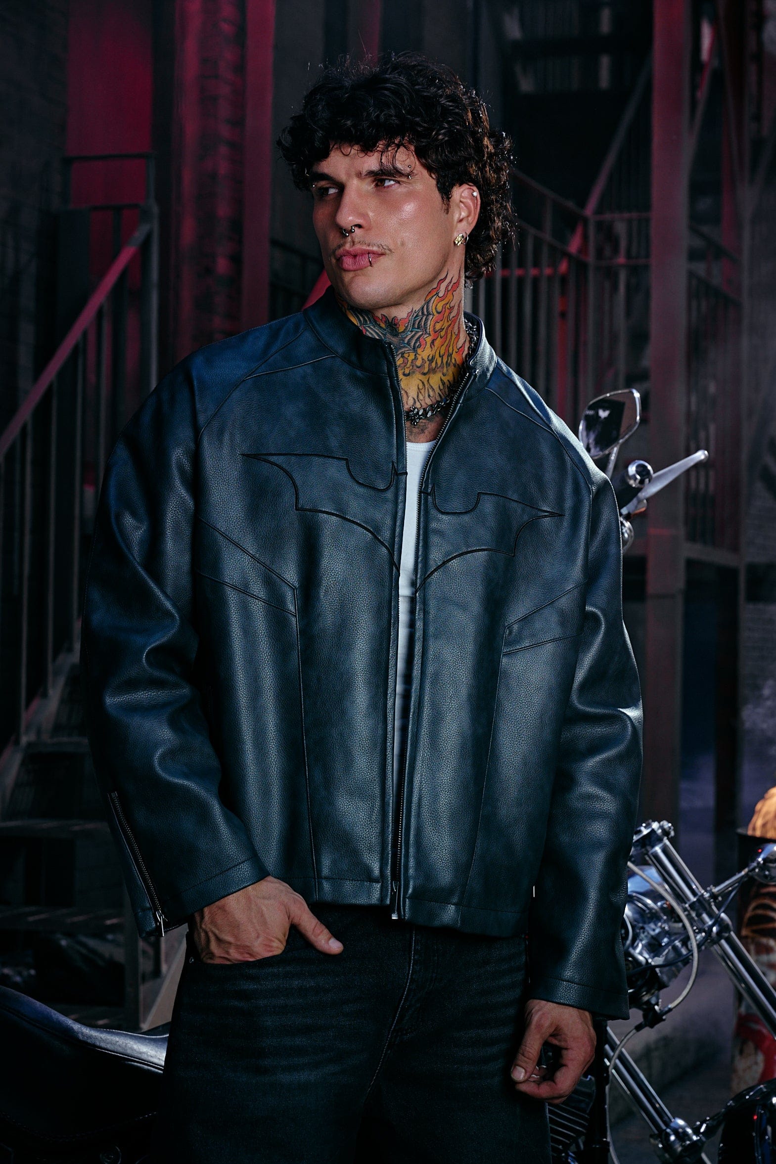 5214 - Batman Leather Jackets - Image 3