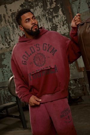 5167 - Gold's Iron Legacy Crest Hoodies